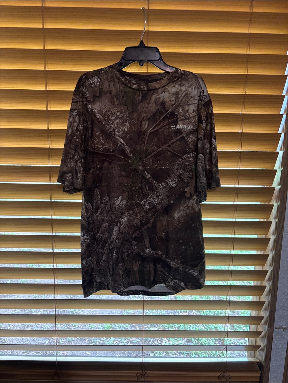 Magellan Outdoors Camo Short Sleeve Tee - Brown/Green